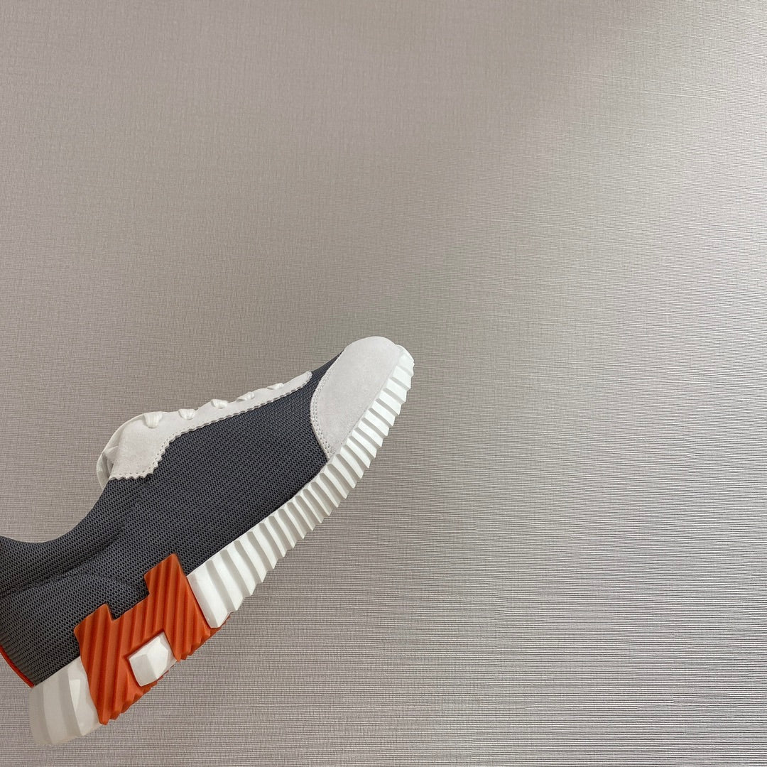 Весенняя коллекция Hermes 2022 — Спортивная повседневная обувь — Унисекс — Серый