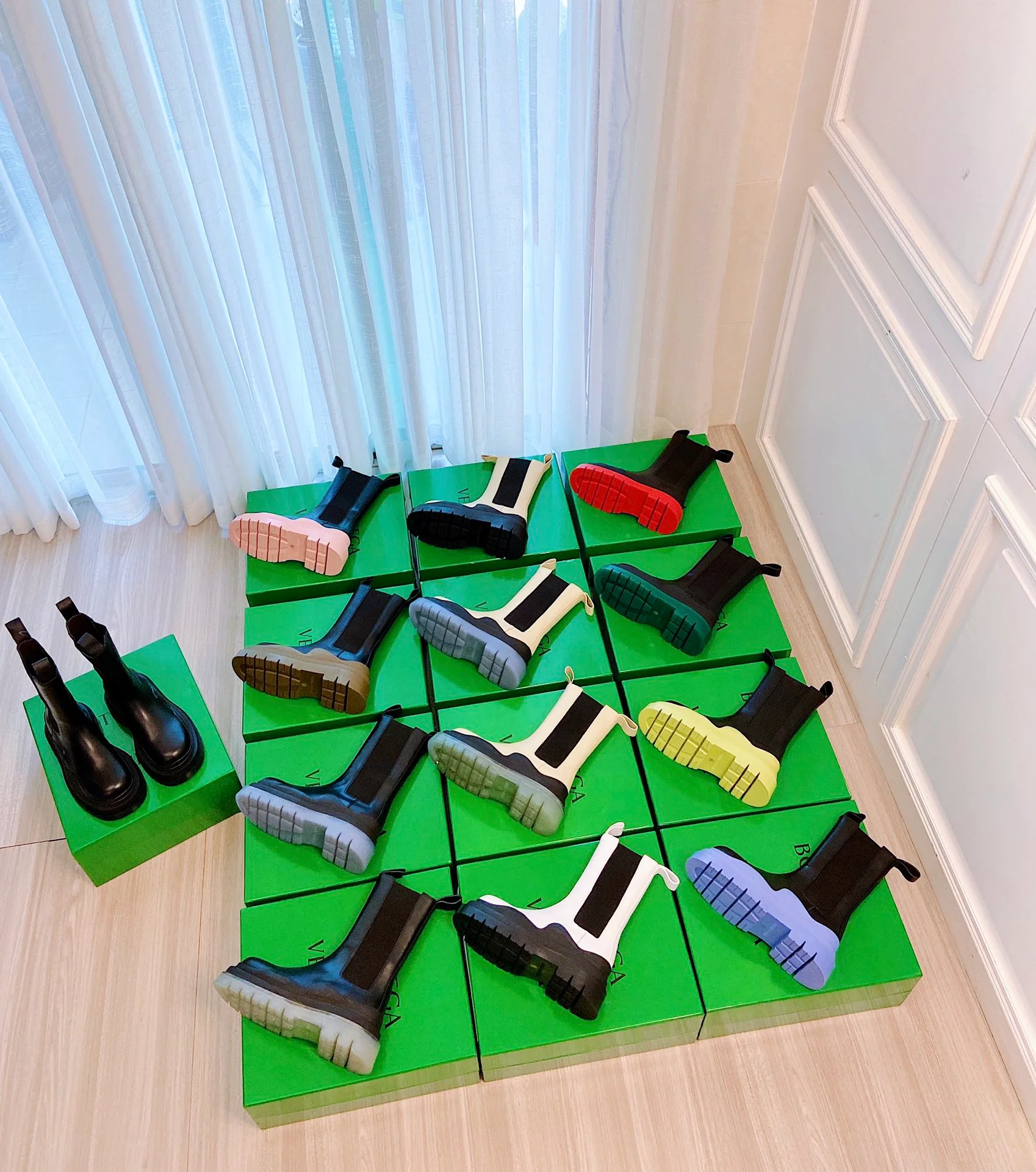 Обувь BV - BV - нежно-голубой - ботинки на платформе