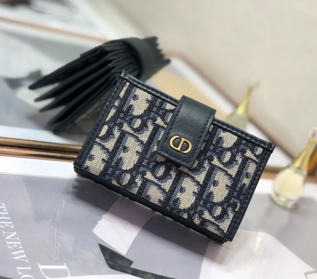 Dior 多隔层风琴卡包