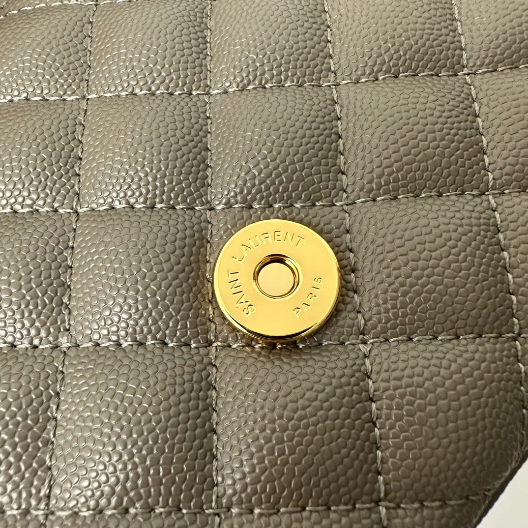 Конверт YSL, маленький, серый