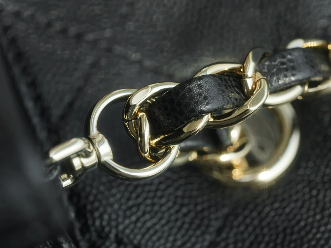 Сумка Chanel 24c Extra Large CF Chain Shoulder Bag - Caviar Black