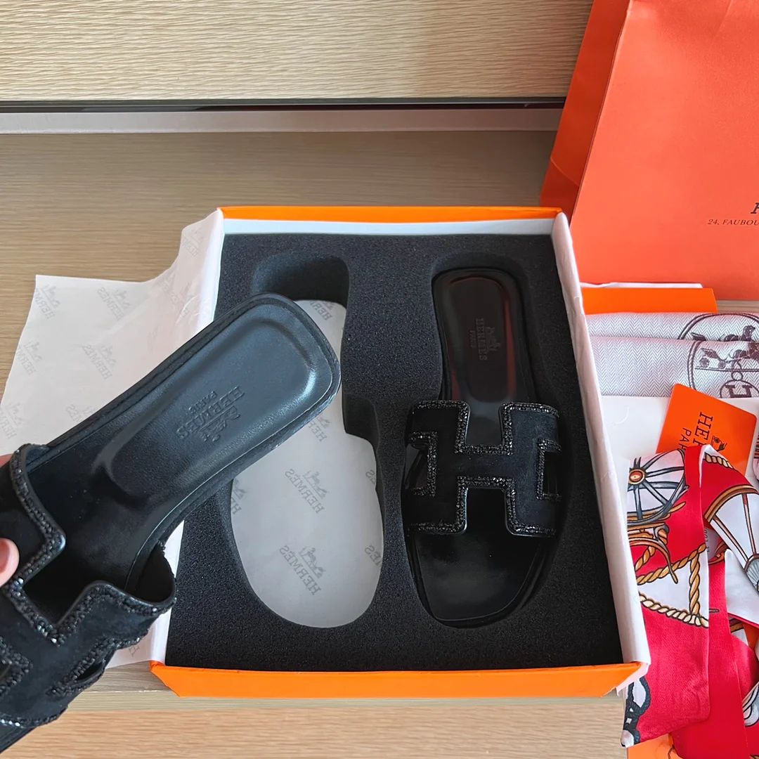 Сандалии Hermes-h Flat Sandals-7