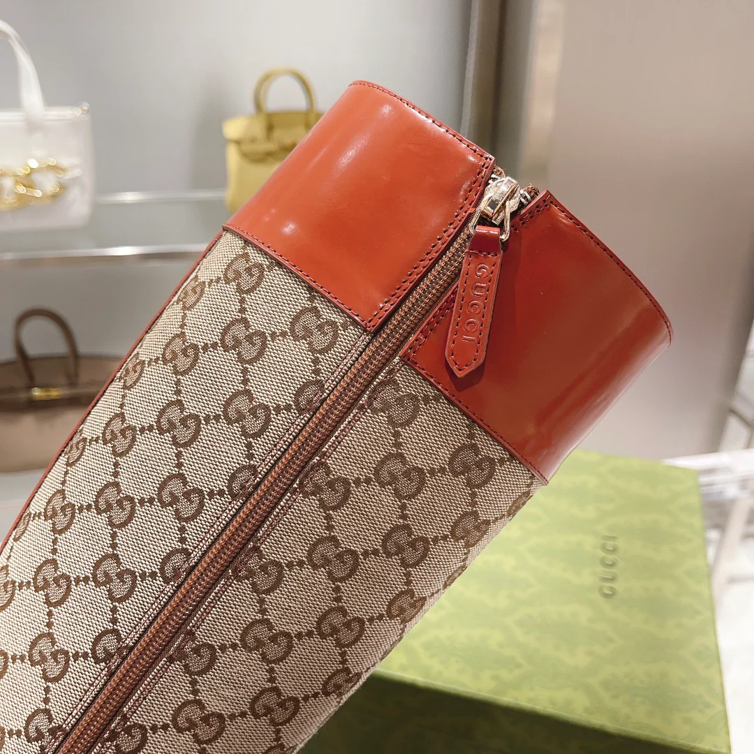 Gucci - 2022 - Уличная пряжка - Винтажные высокие сапоги - Сапоги для верховой езды - 4