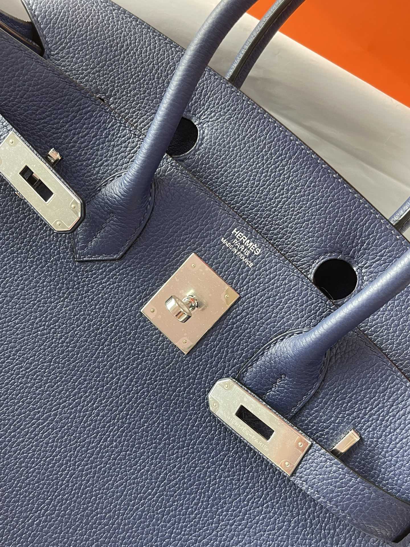 Сумка Hermes Birkin 30 Togo Jewel Basket с серебряной пряжкой