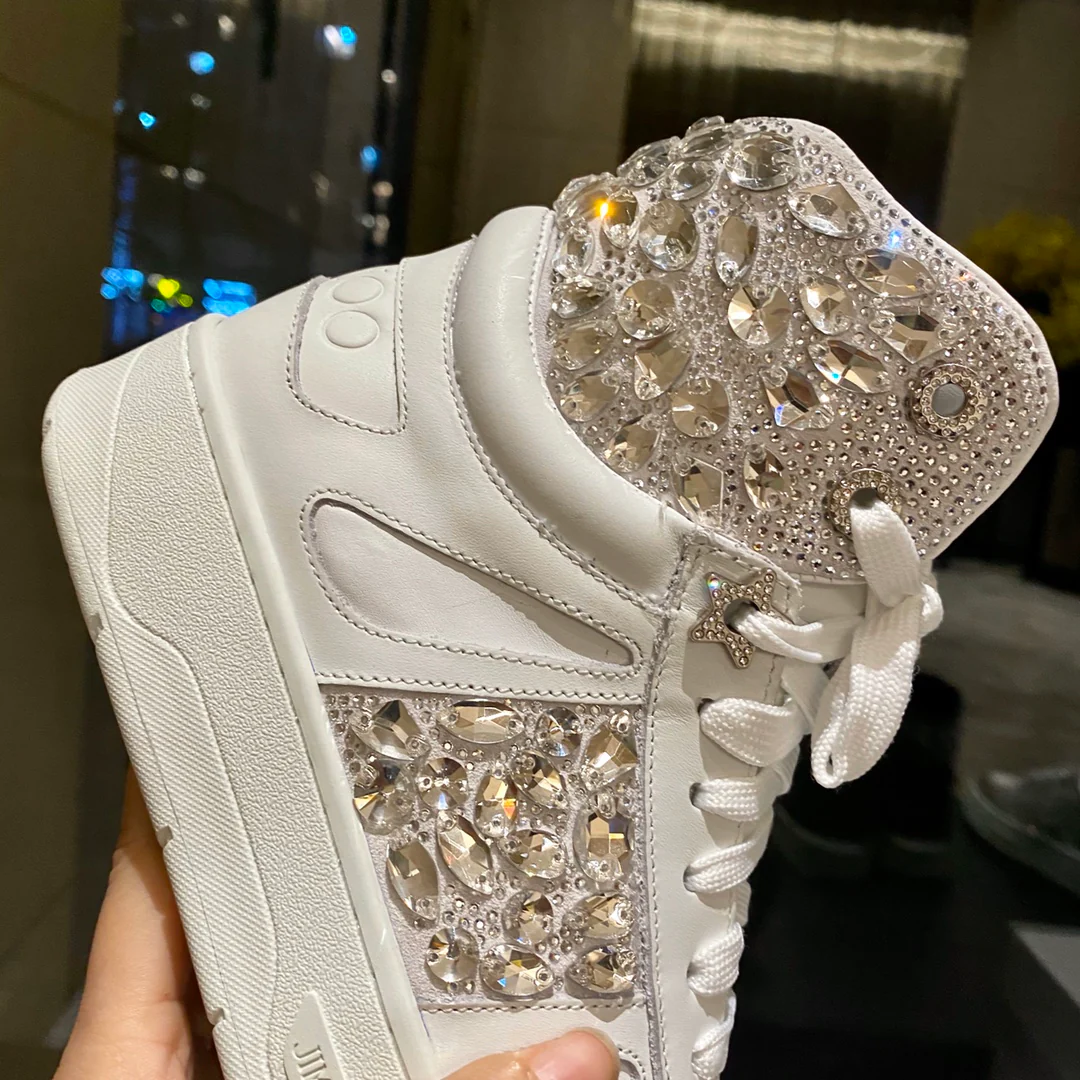 Jimmy - Перламутровый верх - Платформа - Высокие - Повседневные туфли - Черные