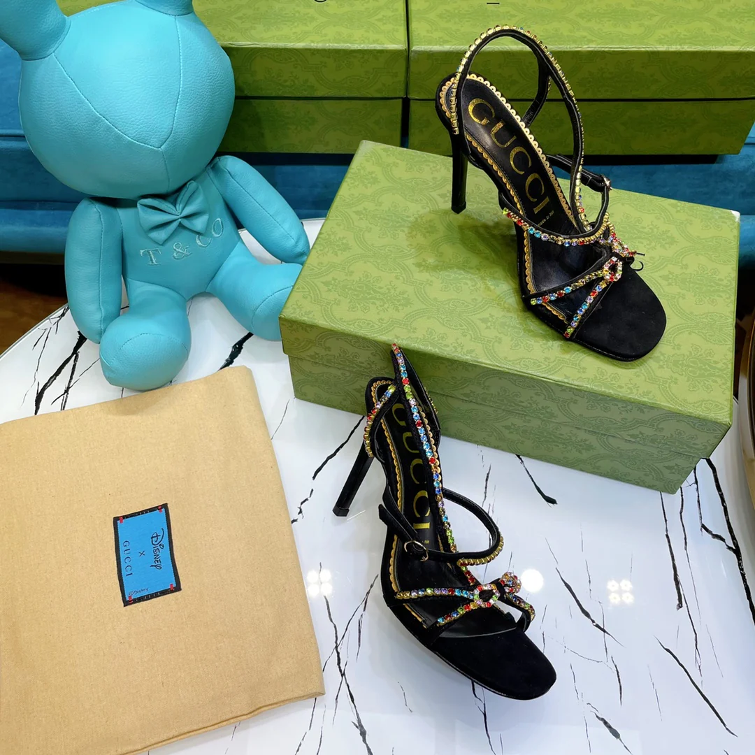 Босоножки на высоком каблуке Gucci - 1