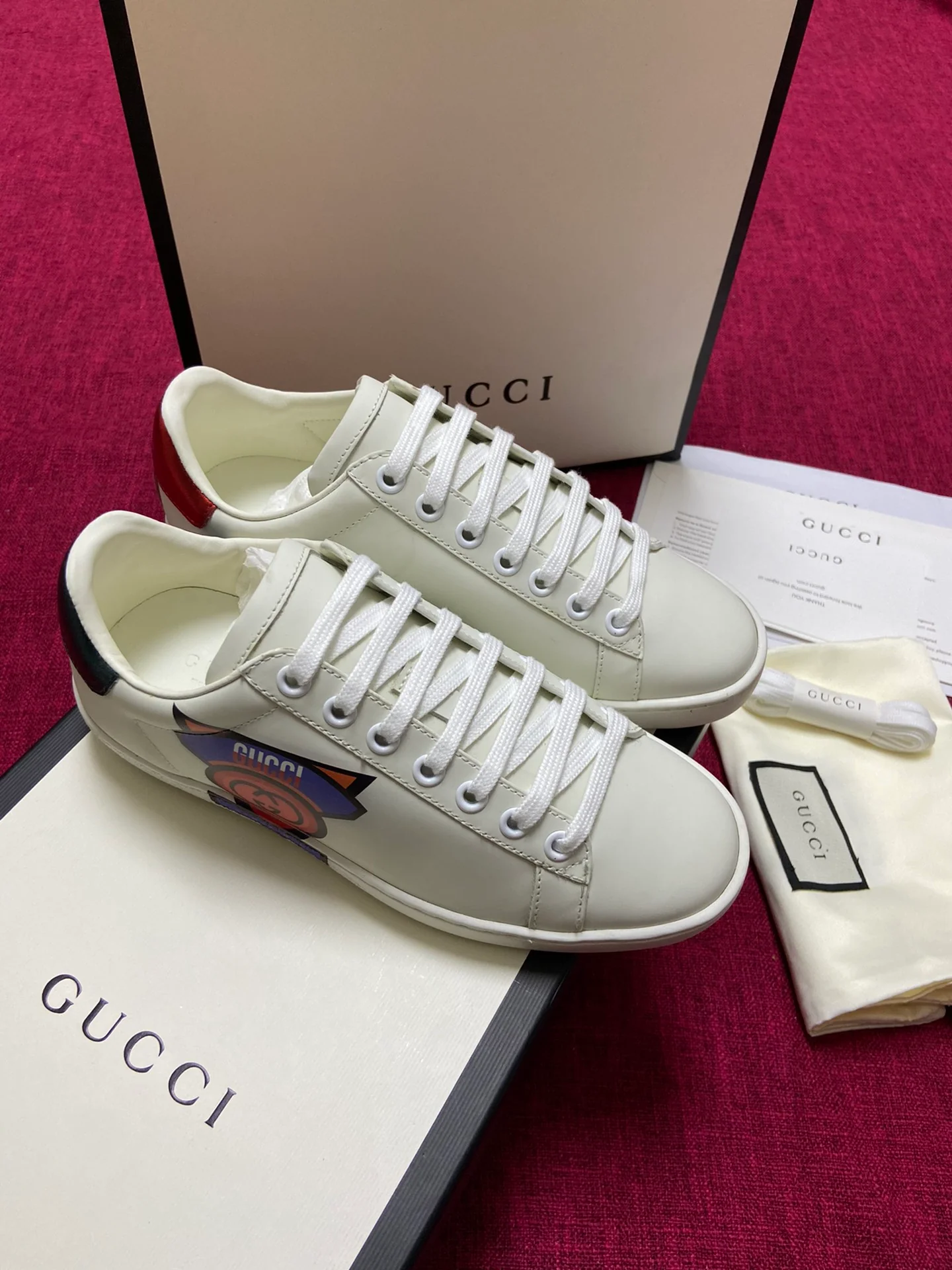 Gucci - Белые кроссовки - Кроссовки - Повседневная обувь - 9