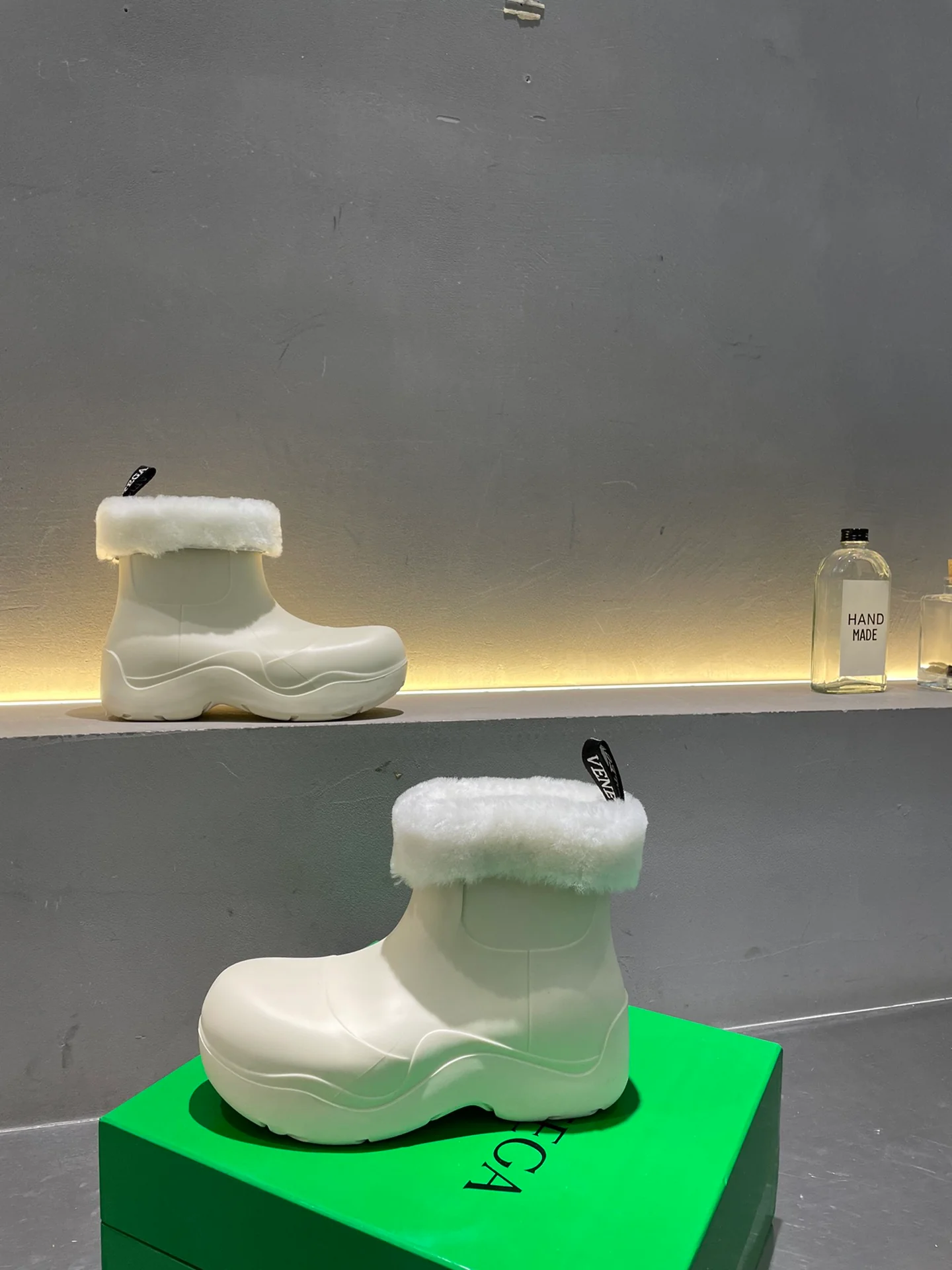 BV - Шерстяные зимние сапоги - Белые