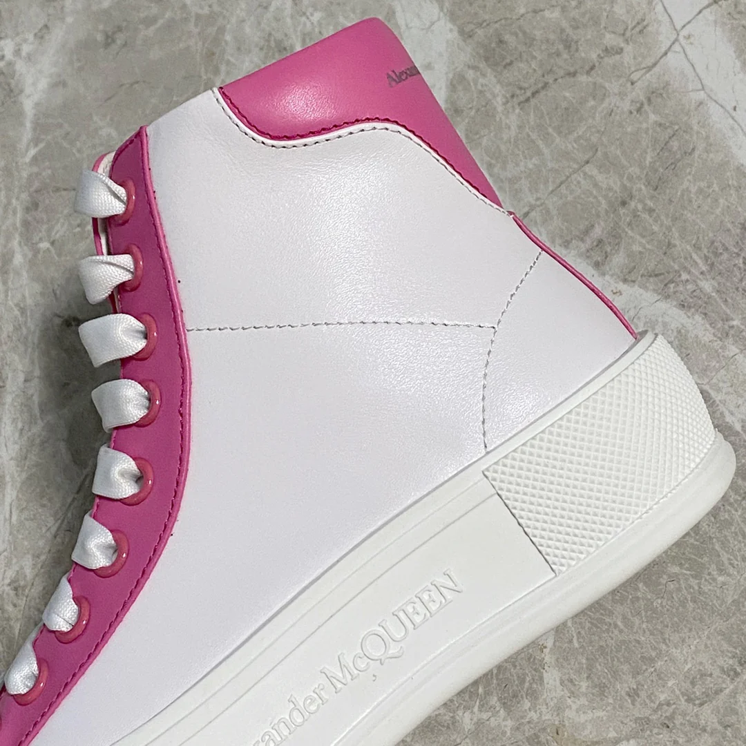 Высокие парусиновые туфли на платформе McQueen - 2 шт.