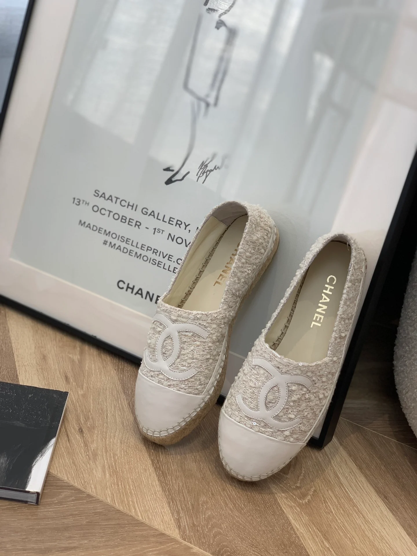 Chanel - Туфли-карандаш на меховой подкладке - Рыбацкие туфли - Эспадрильи - 6