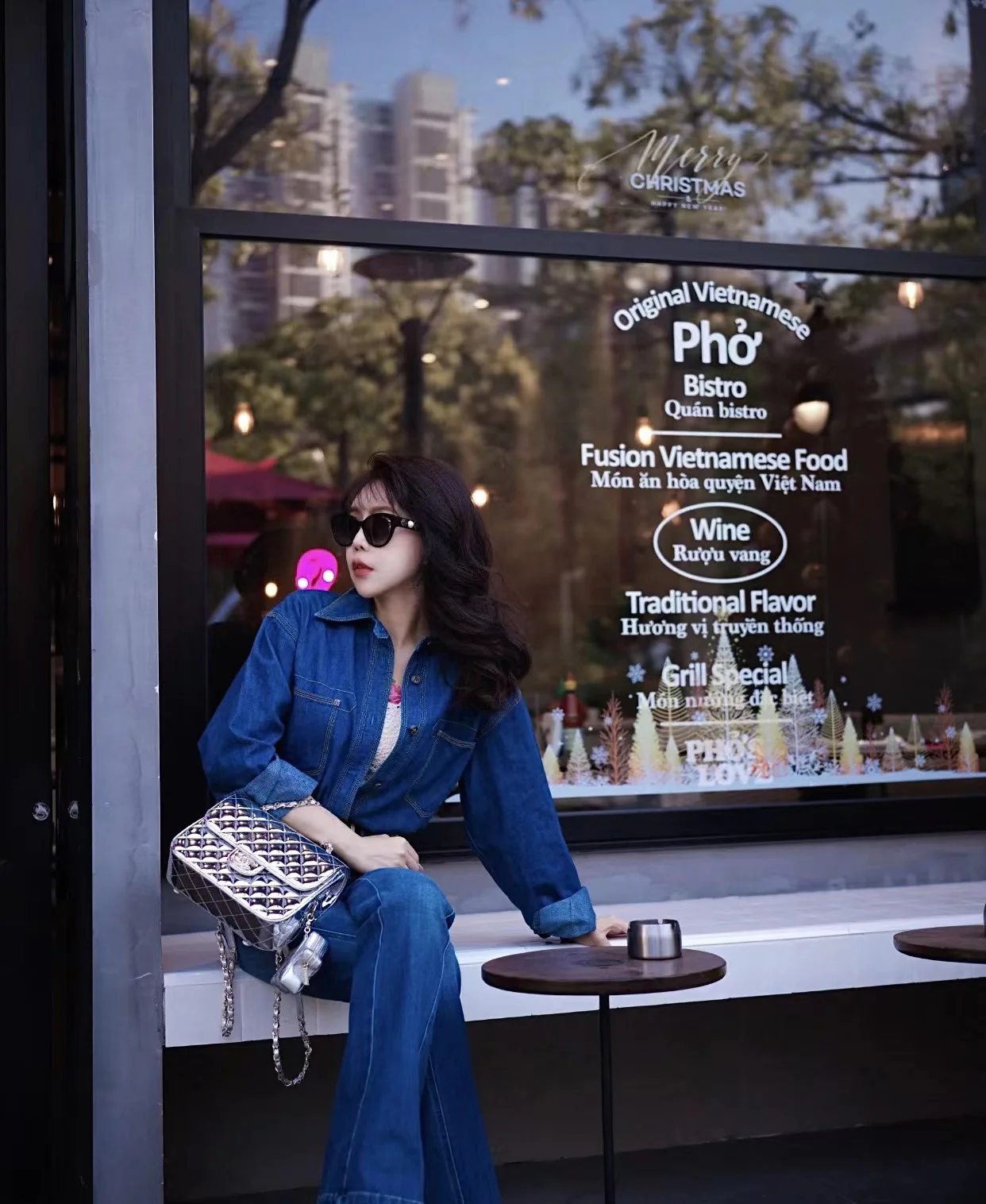 Рюкзак Chanel Early Spring Collection 24c - серебристый