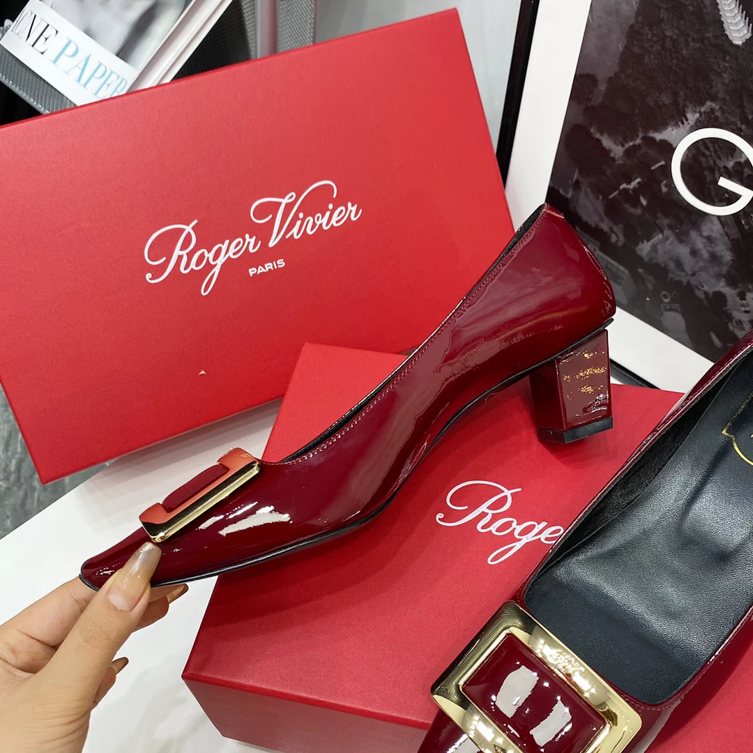 Каблук RV-4-5 см, бордовый