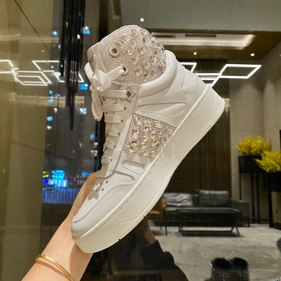 Jimmy - Перламутровый верх - Платформа - Высокие - Повседневные туфли - Черные