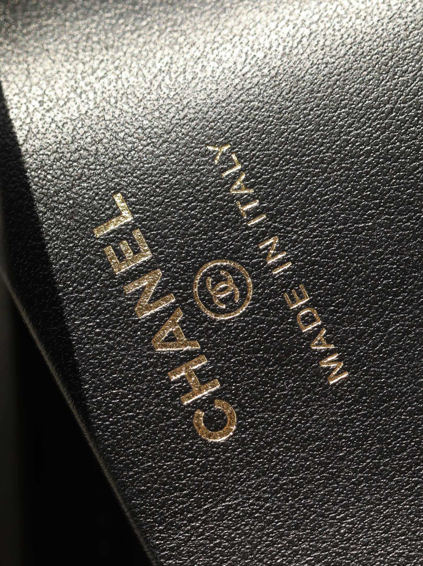 Сумка Chanel Nano 31 - Миниатюрная горизонтальная версия - Черная