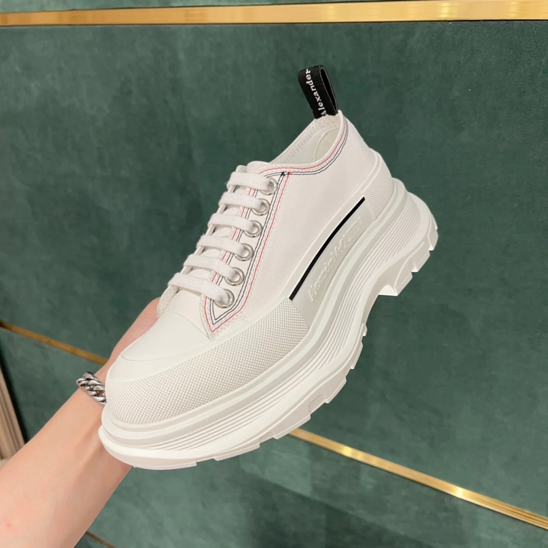 Парные туфли на платформе McQueen из парусины - 1 шт.