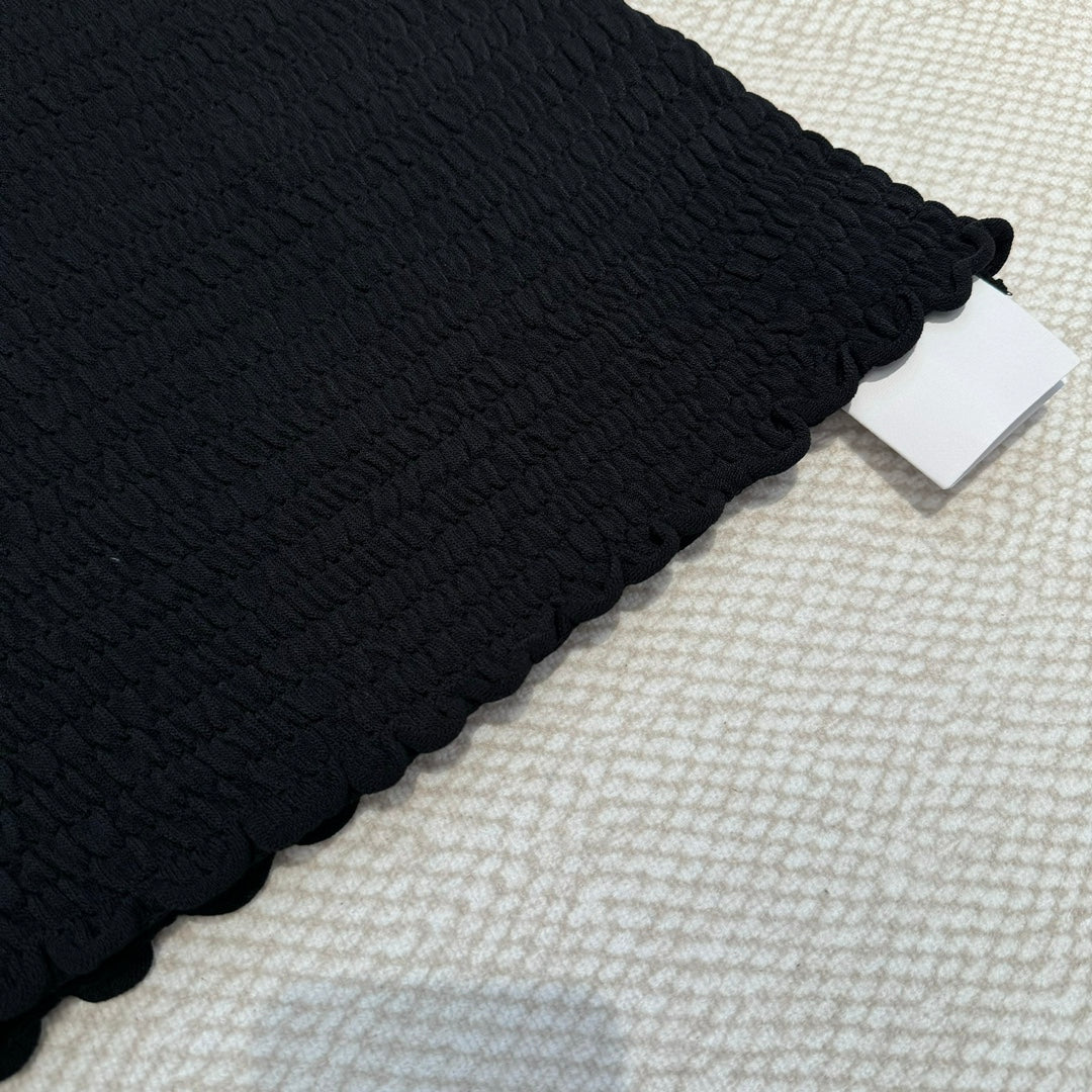 Celine-2404 Весна/Лето Новое эластичное плиссированное платье приталенного кроя