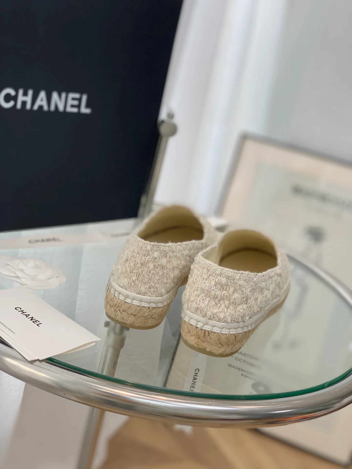 Chanel - Туфли-карандаш на меховой подкладке - Рыбацкие туфли - Эспадрильи - 6