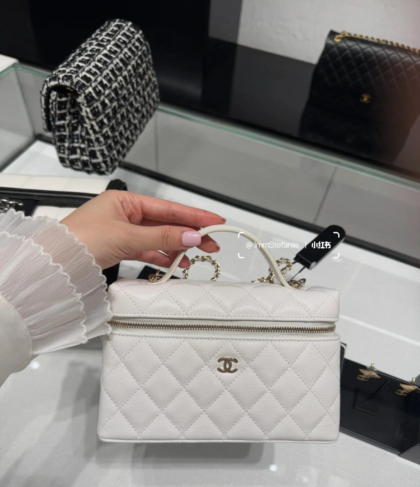 Сумка для ланча Chanel 25c-LP - белая