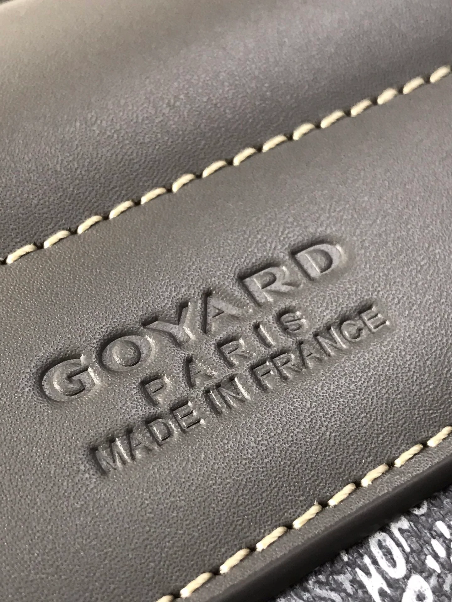 Сумка-мессенджер Goyard из льняной парусины - черная
