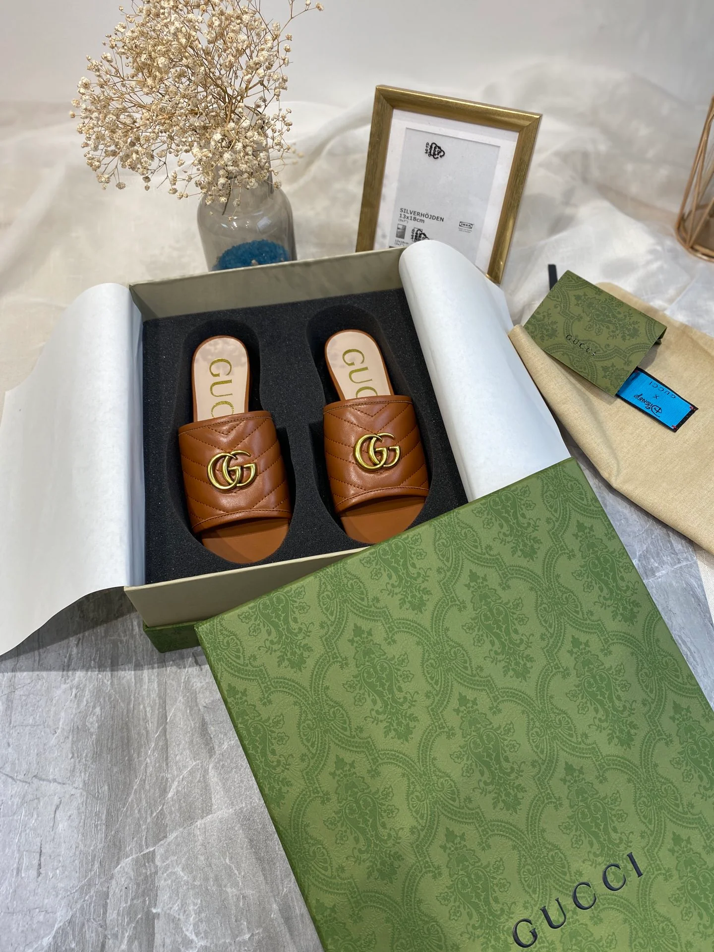 Тапочки Gucci - 1