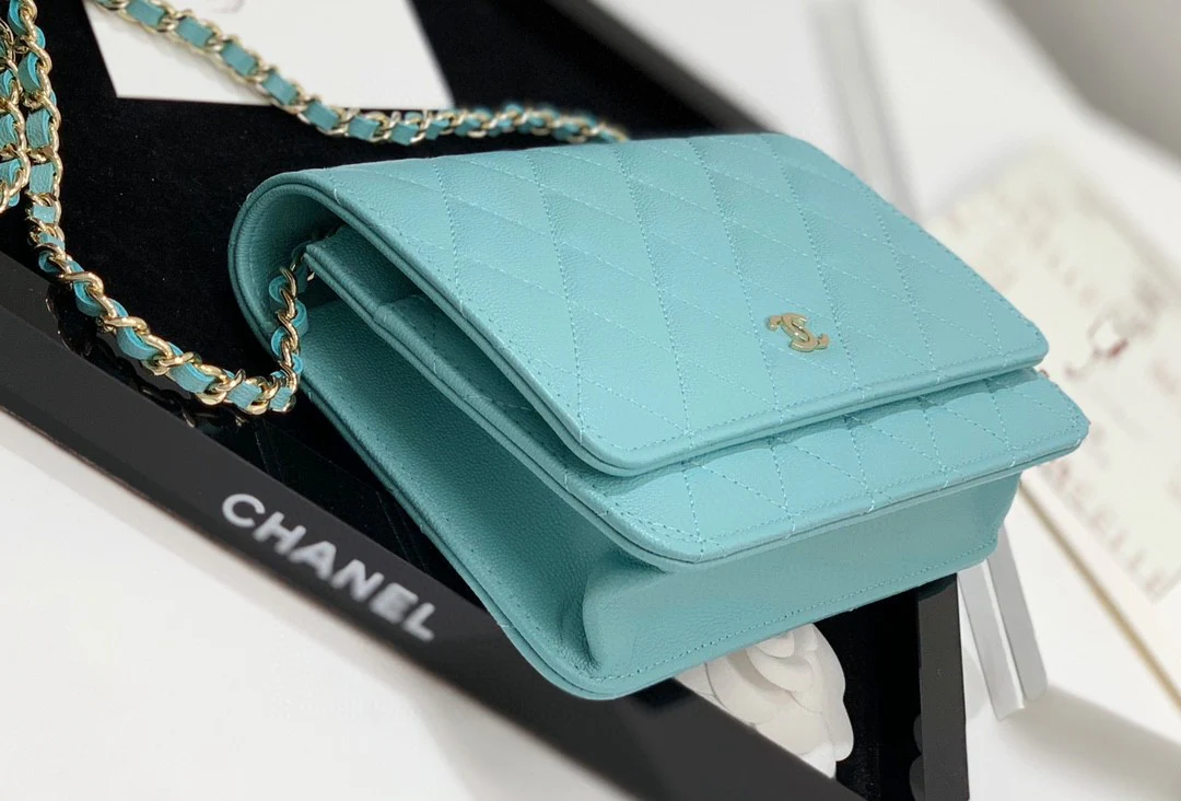 Пряжка Chanel WOC с узором ?Кунжут? из светлого золота - 4 шт.