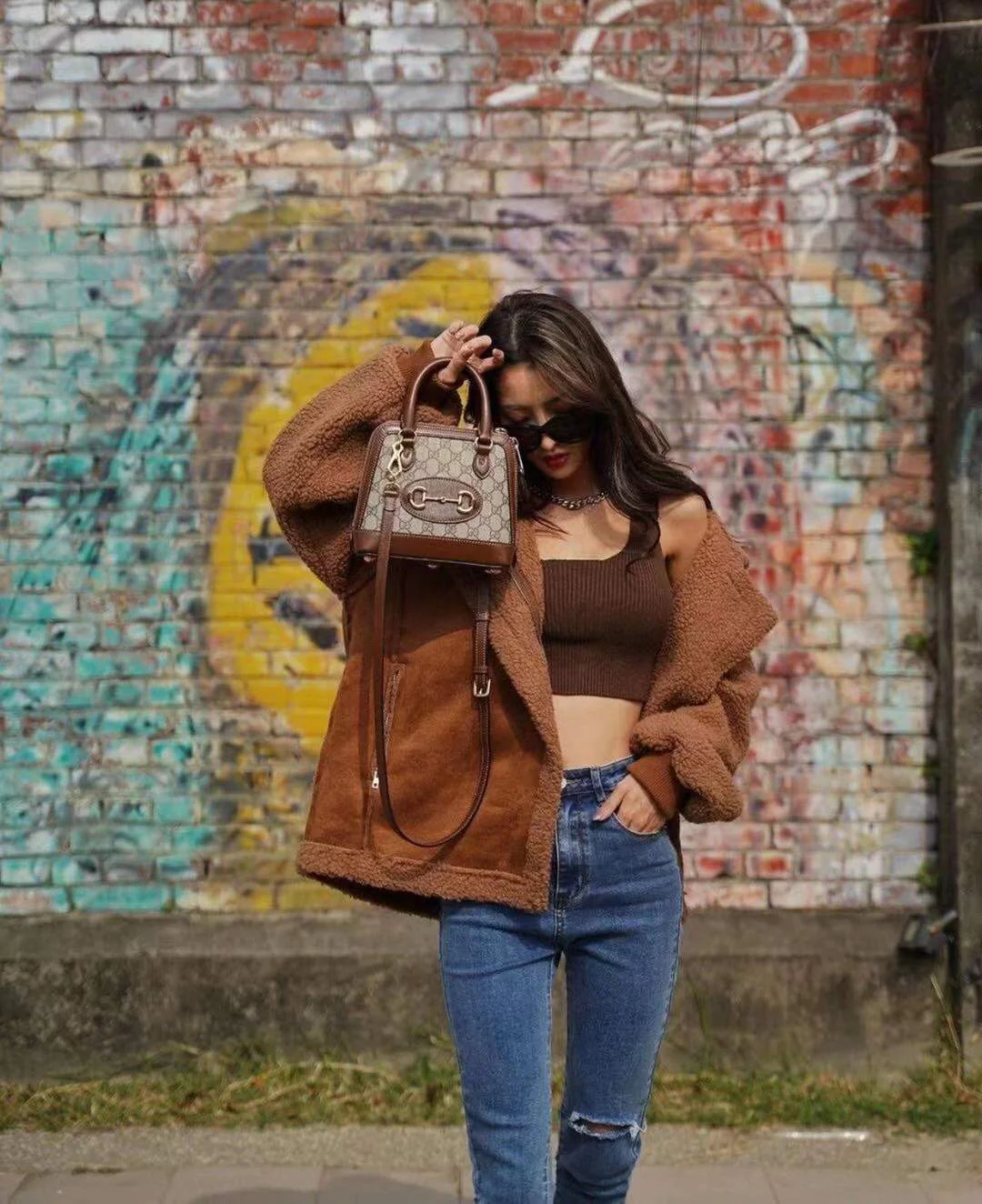 Gucci-1955迷你贝壳包