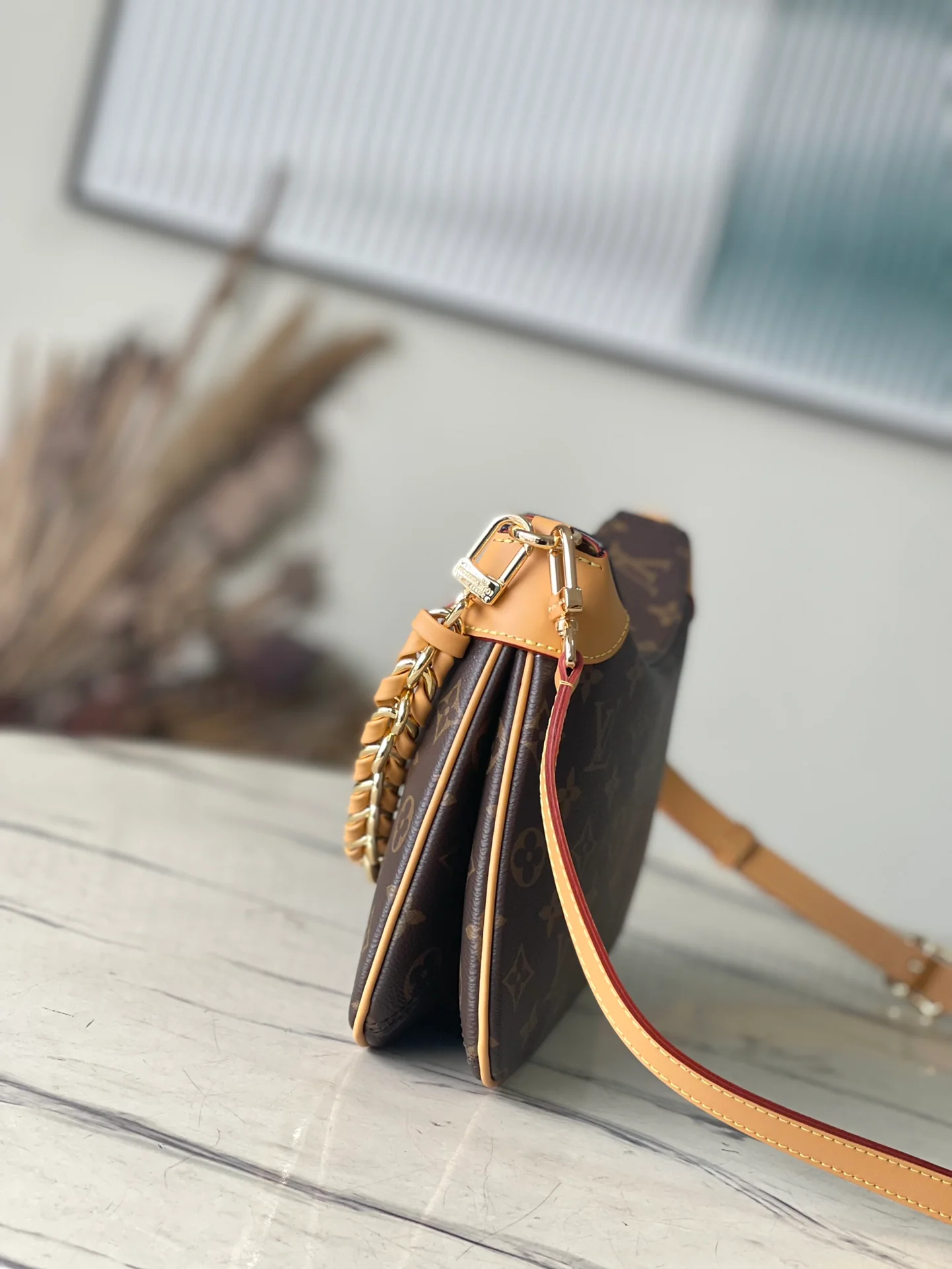 m46659-LV-lv-twinny-классическая монограмма с желтыми акцентами-сумка/сумка через плечо