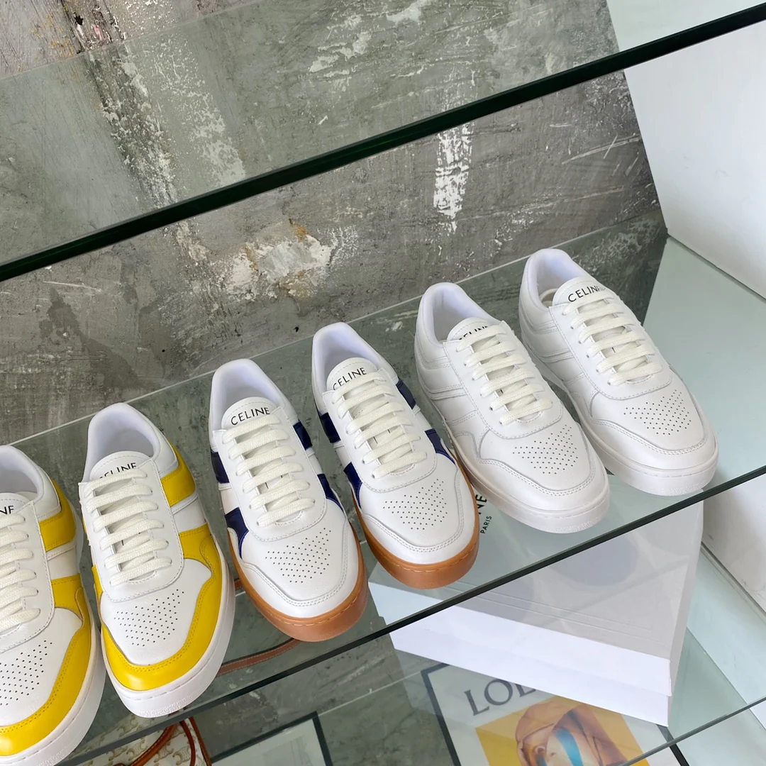 Новинка 2022 года от Celine - Белые кроссовки/Повседневная обувь - Унисекс - Изображение из коллекции