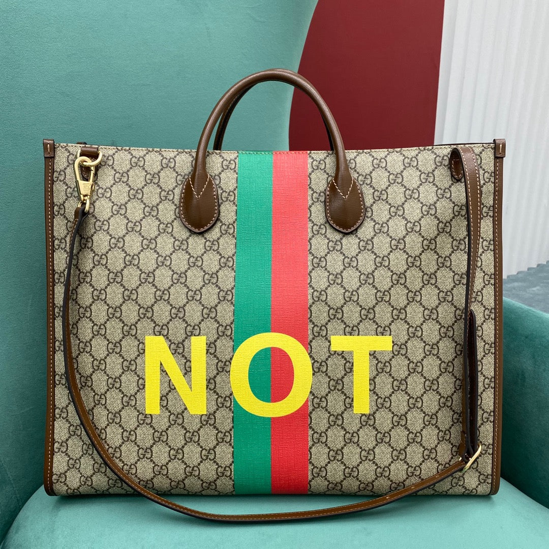 Gucci-FACK NOT系列-托特包