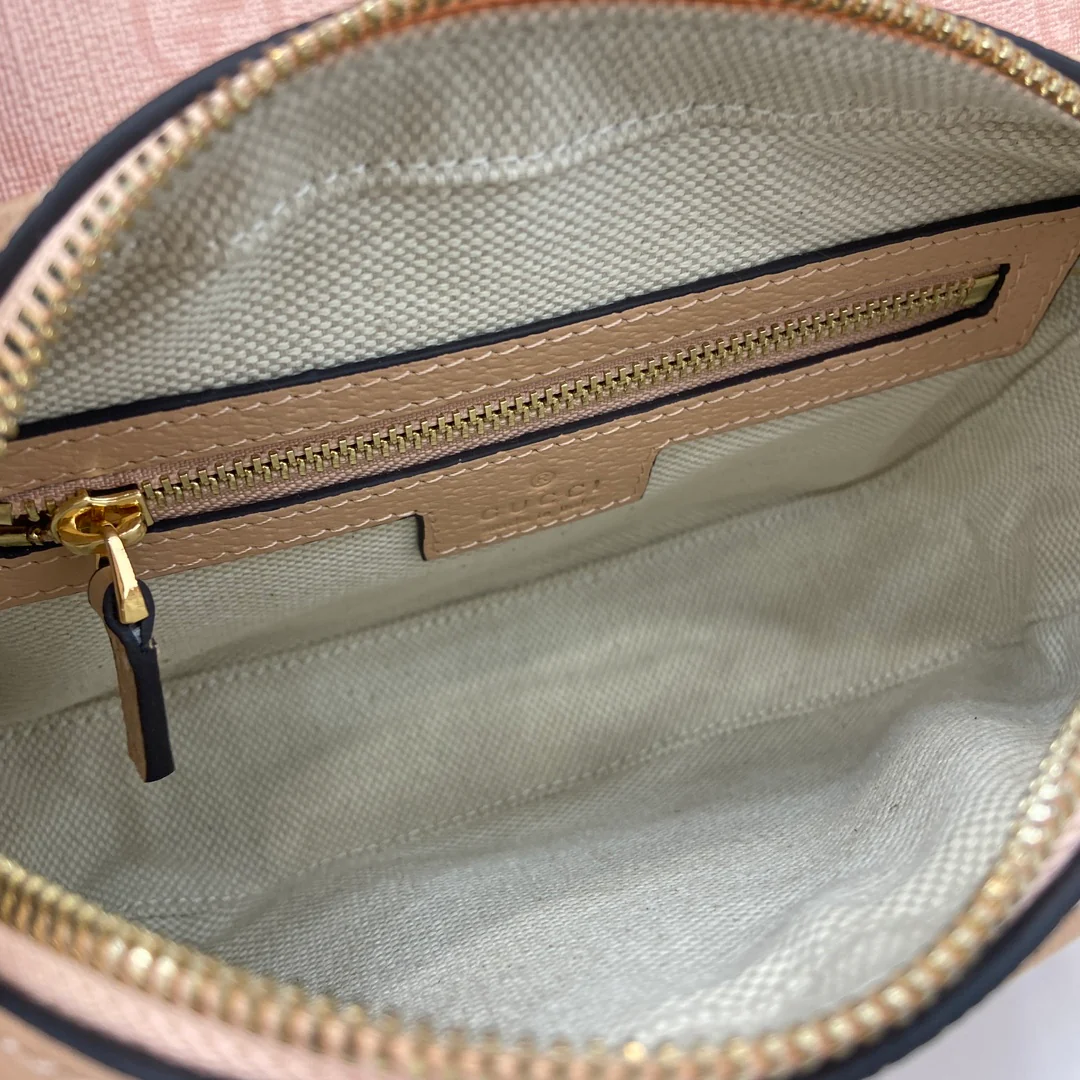 Мини-сумочка Gucci Ophidia с клапаном - розовая