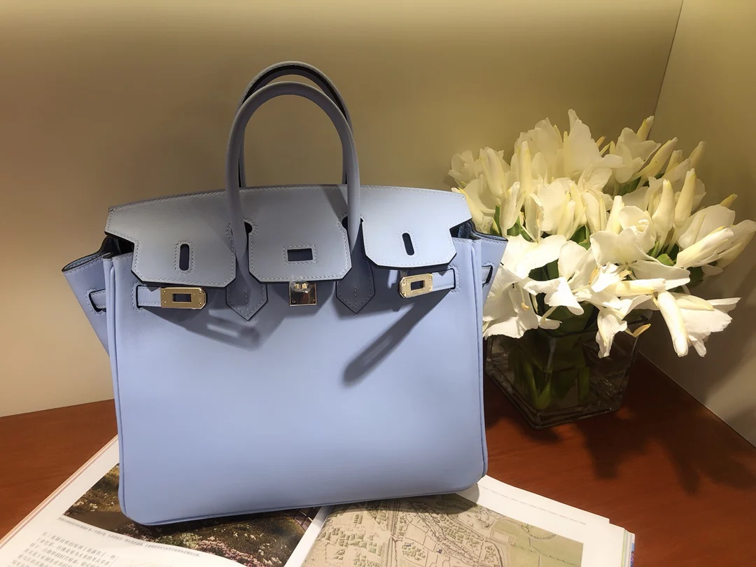 Сумка Hermes Birkin 25 Swift с серебряной пряжкой