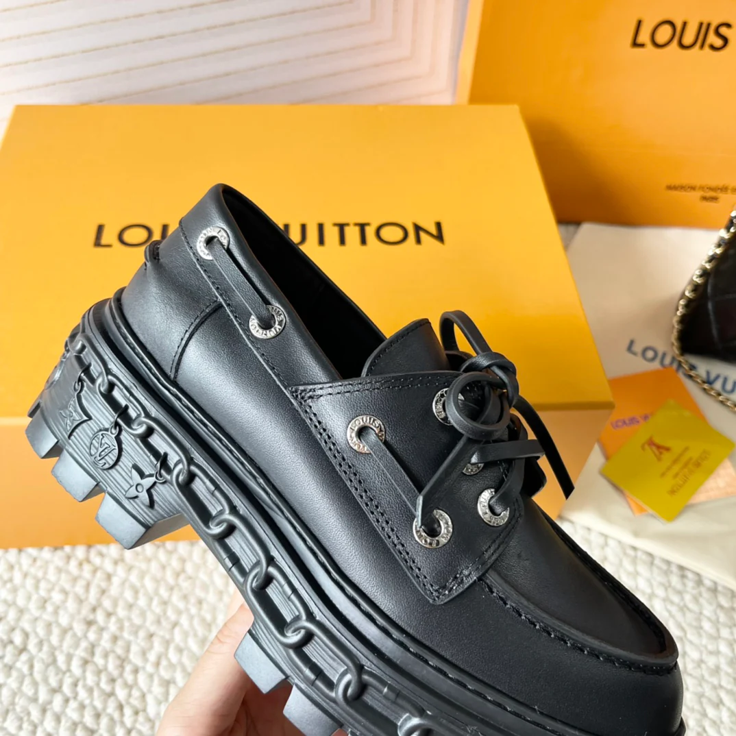 Лоферы LV 2024 - черные