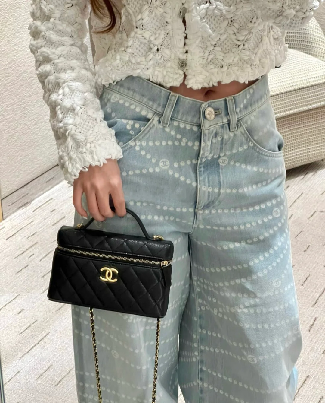 Клатч Chanel 25p-LP Box - черный