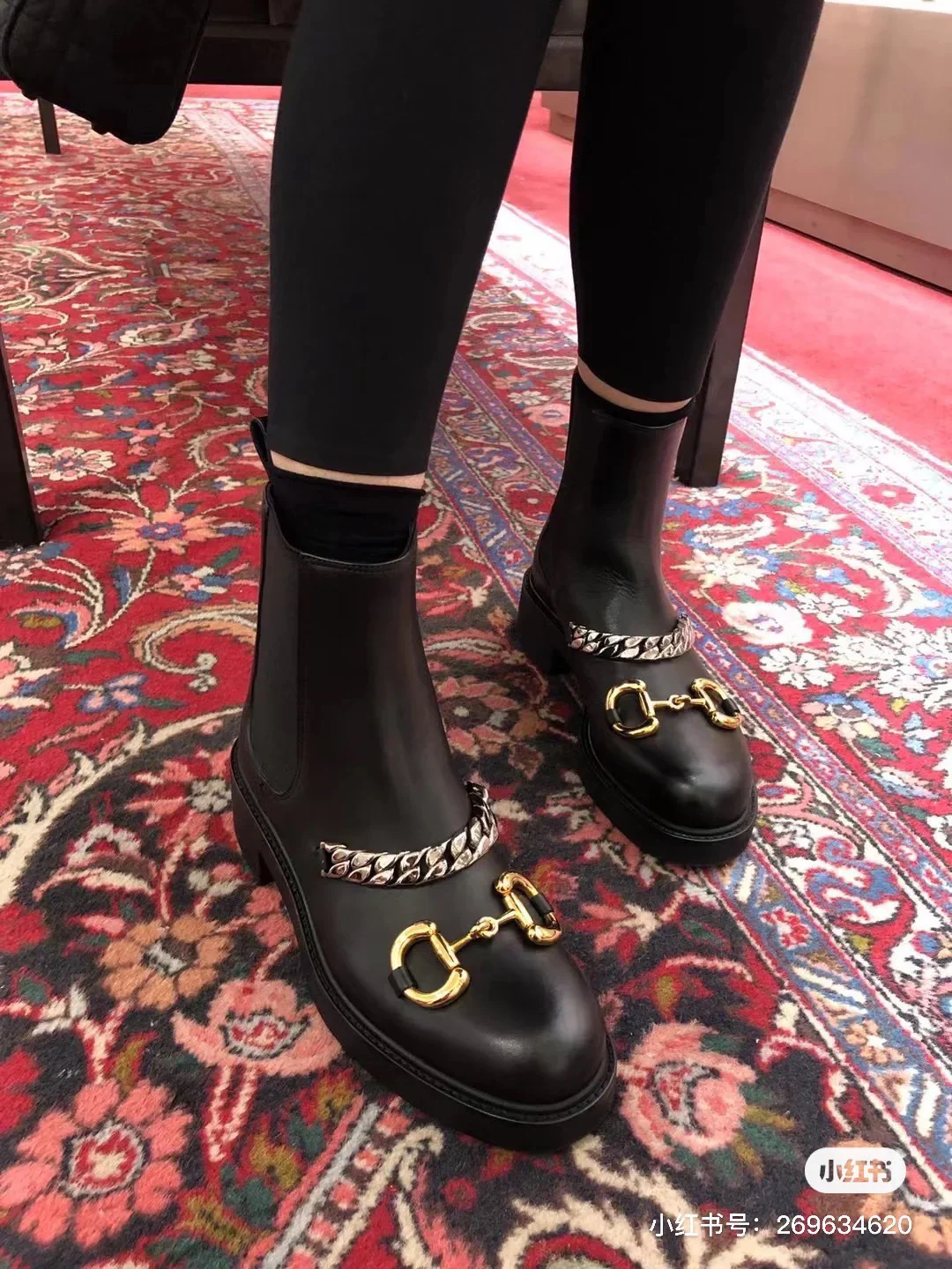 Ботинки Gucci-21fw-Latest Chain Martin