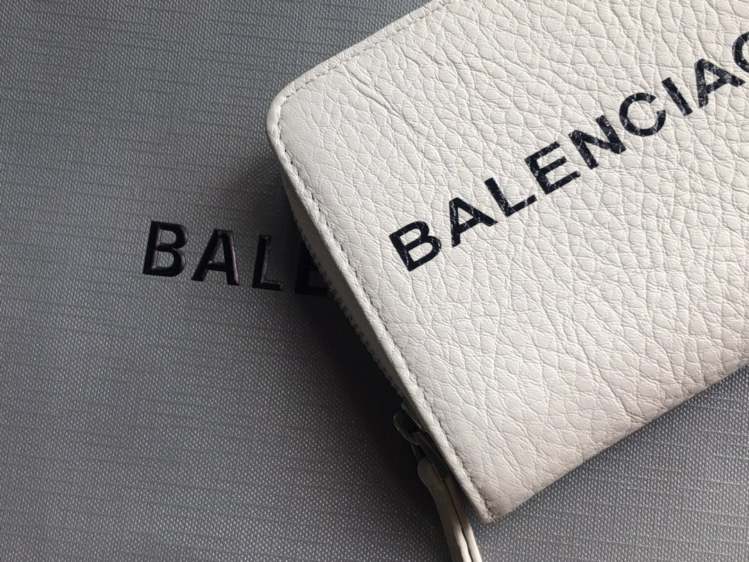 Balenciaga-两折拉链短夹