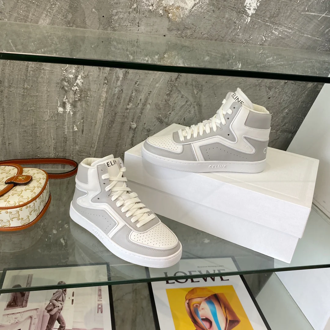 Высокие кроссовки Celine - унисекс - серые