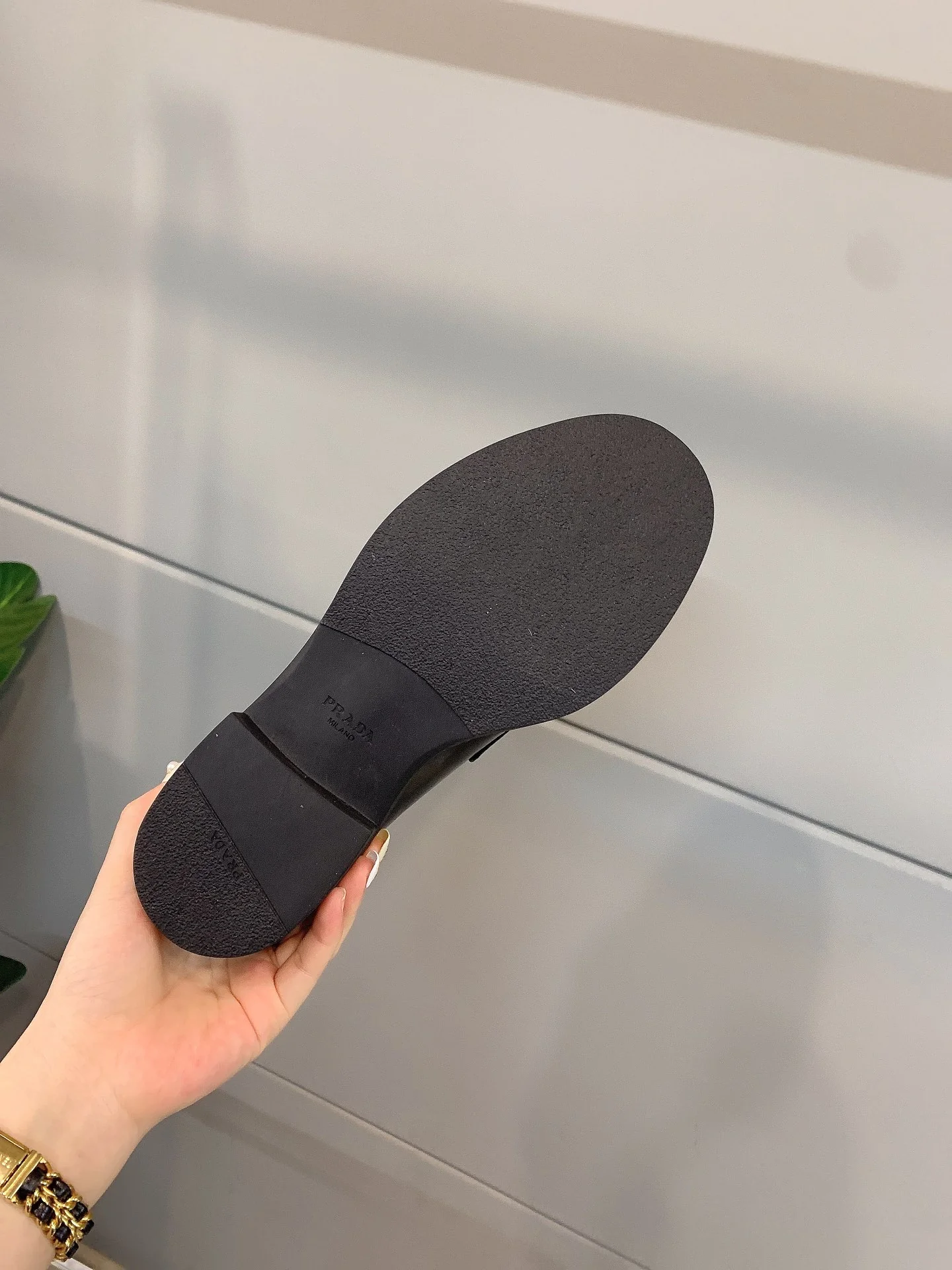 Лоферы на платформе Prada - 1