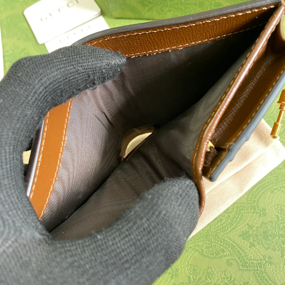 Gucci Jackie1961 系列拉链卡包短夹