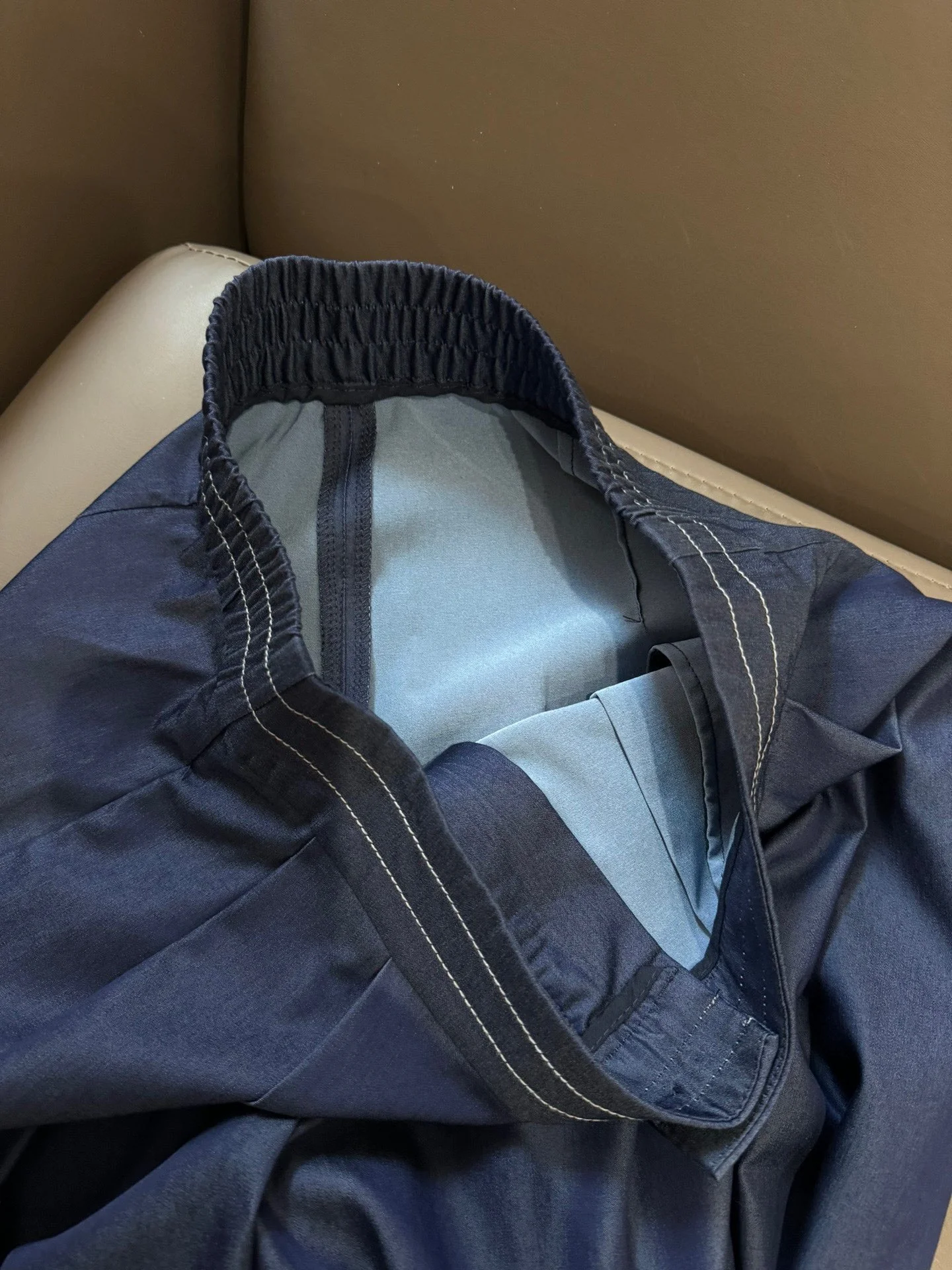 Новые широкие брюки Celine 2404-24ss - синие