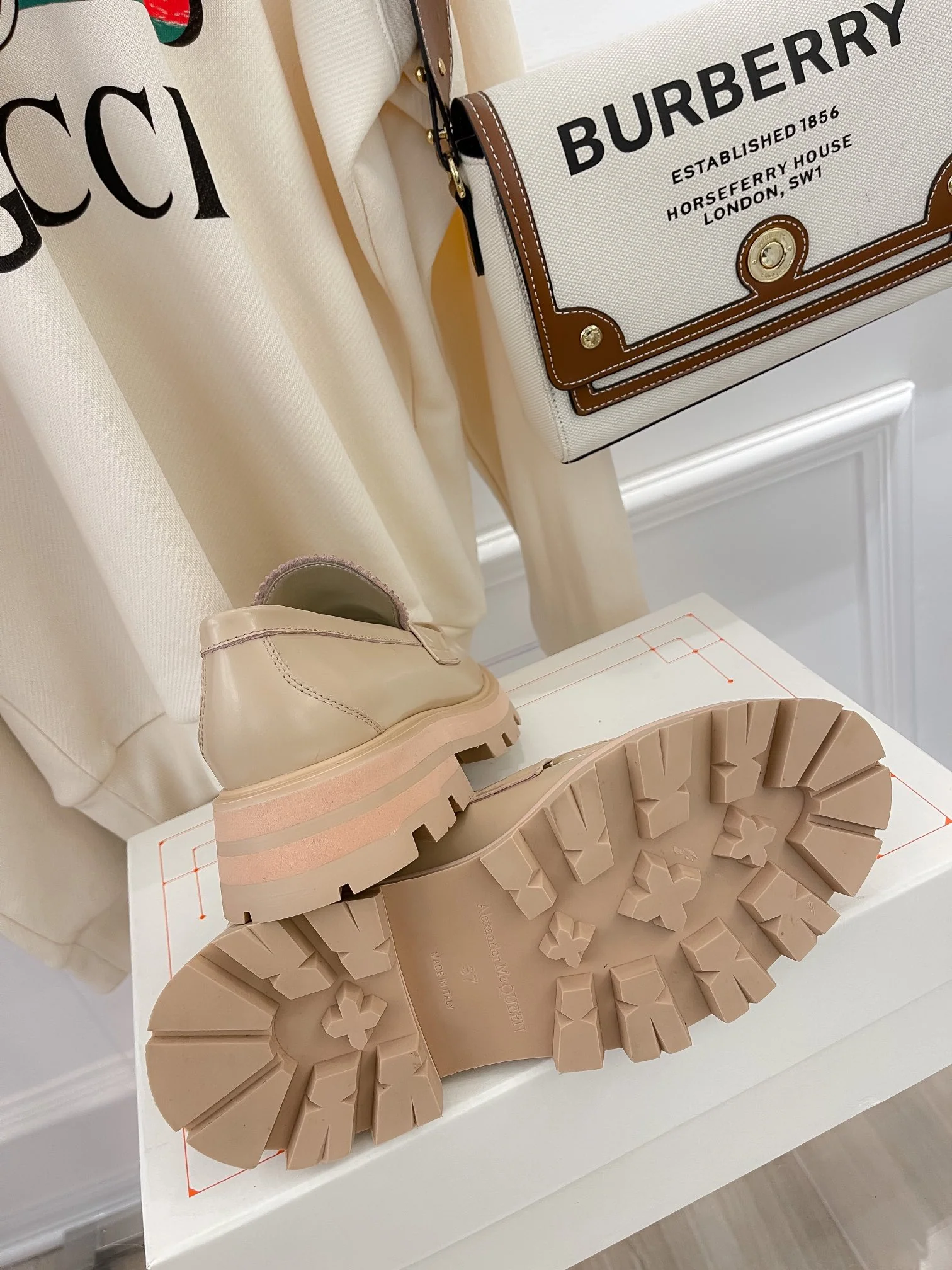 лоферы на платформе McQueen