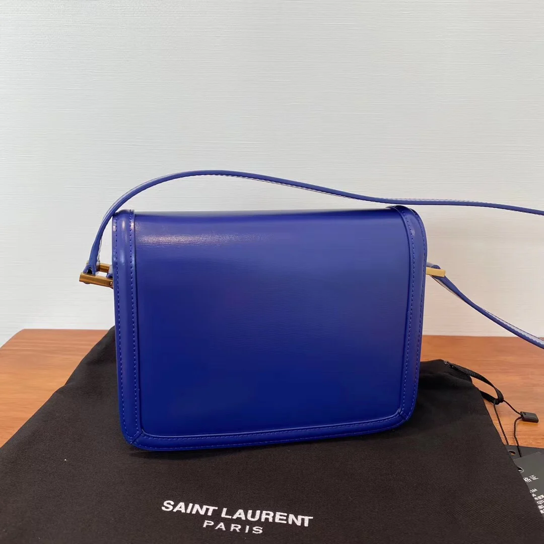 Сумка для тофу YSL Solferino - синяя - 18 см