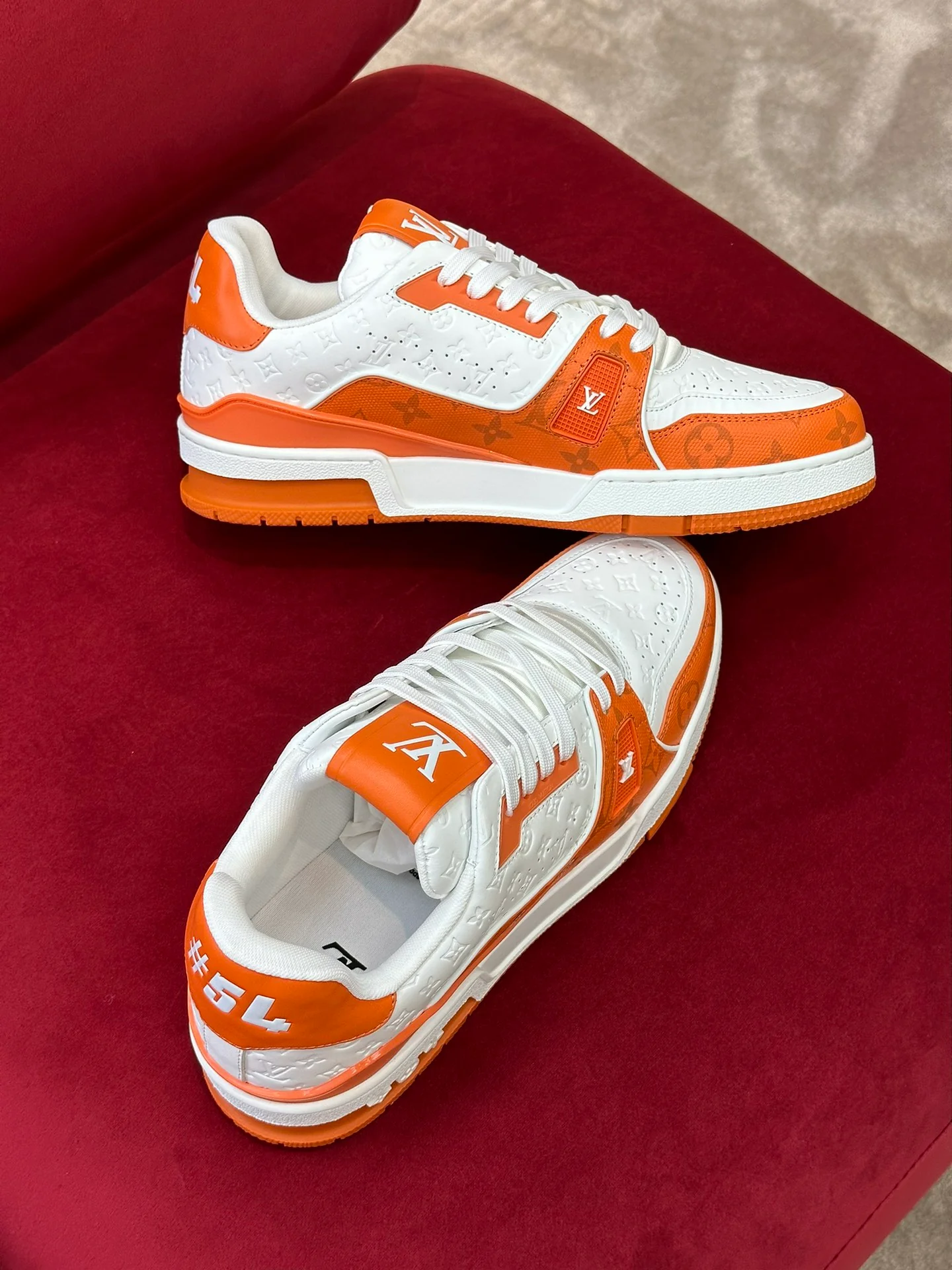 Кроссовки LV Trainer Series - Спортивная обувь - Унисекс - Оранжевый