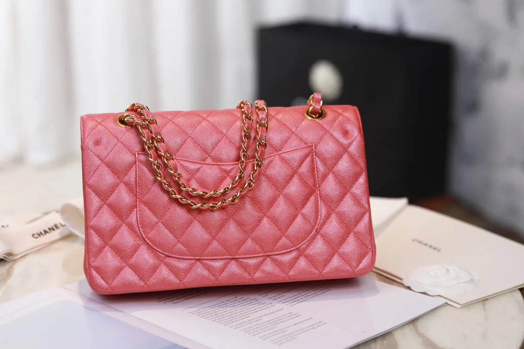 Сумка Chanel Spring/Summer 2019 Ant Pattern CF с фурнитурой из перламутрового розового золота - 25 см