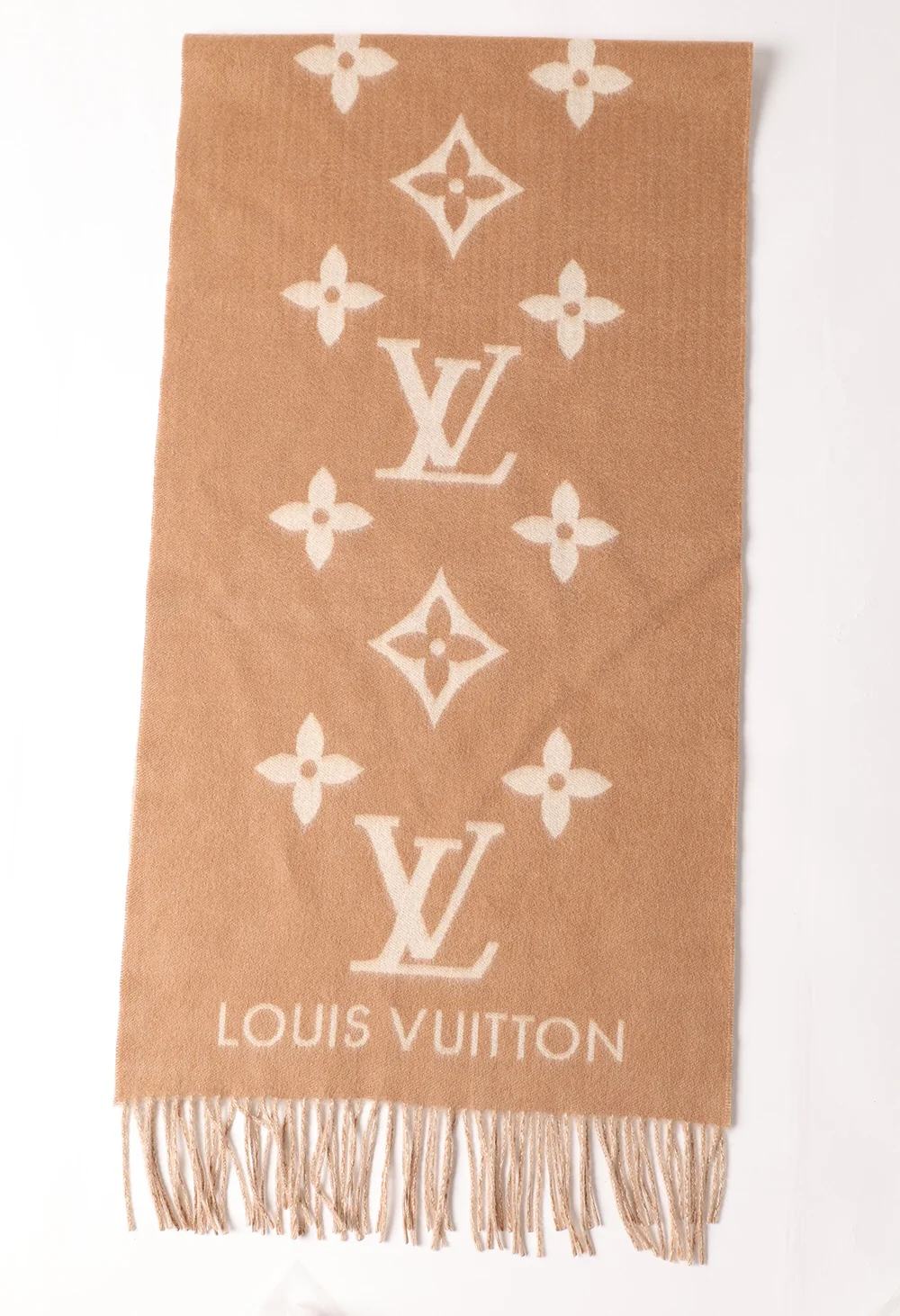 Самый продаваемый товар - Рейкьявик - Шарф цвета молочного чая - 100% кашемир - 45 см - 180 см