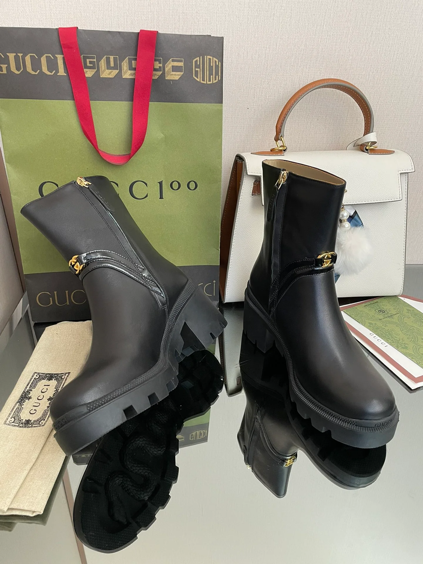 Gucci - Ботильоны на платформе