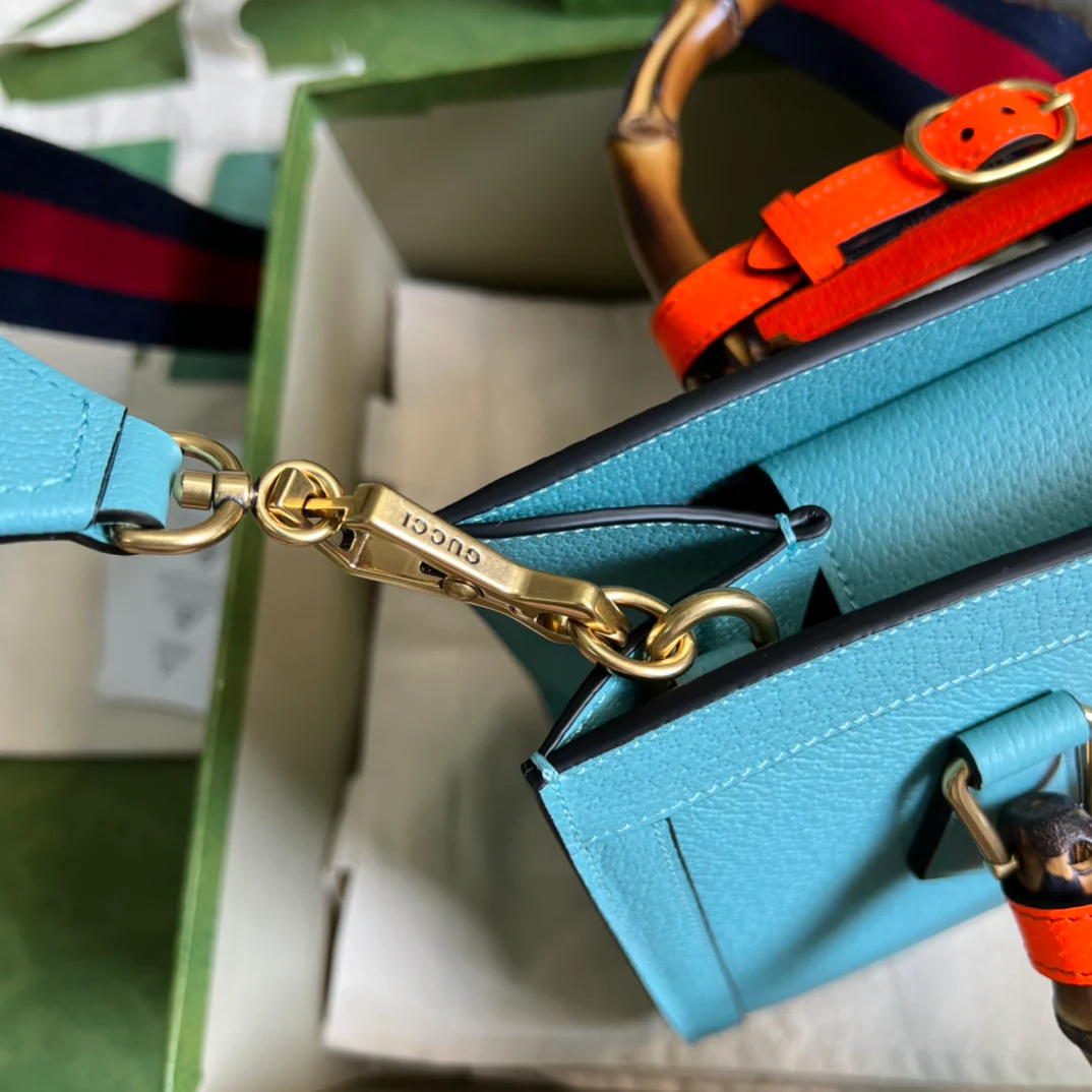 Сумка-тоут Gucci с бамбуковой ручкой - 27x24x11 см