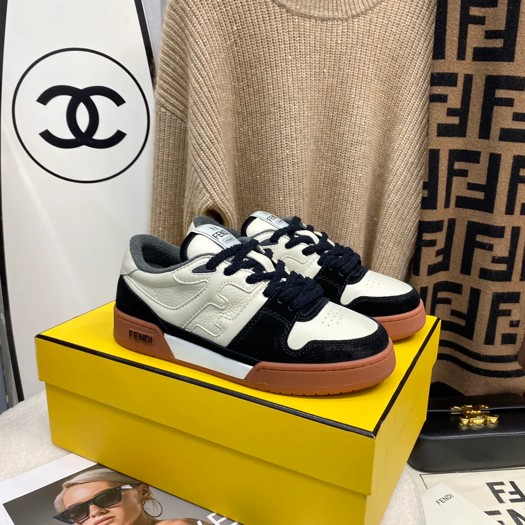 Обувь Fendi - серия Fendi Match - черно-белая