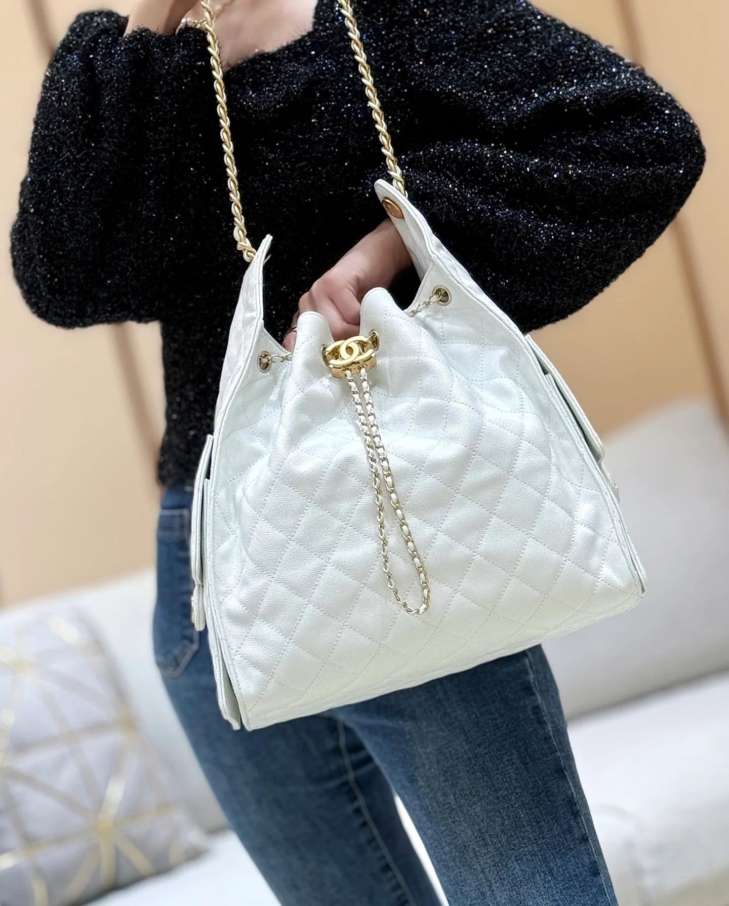 Сумка Chanel 25s 25bag - белая