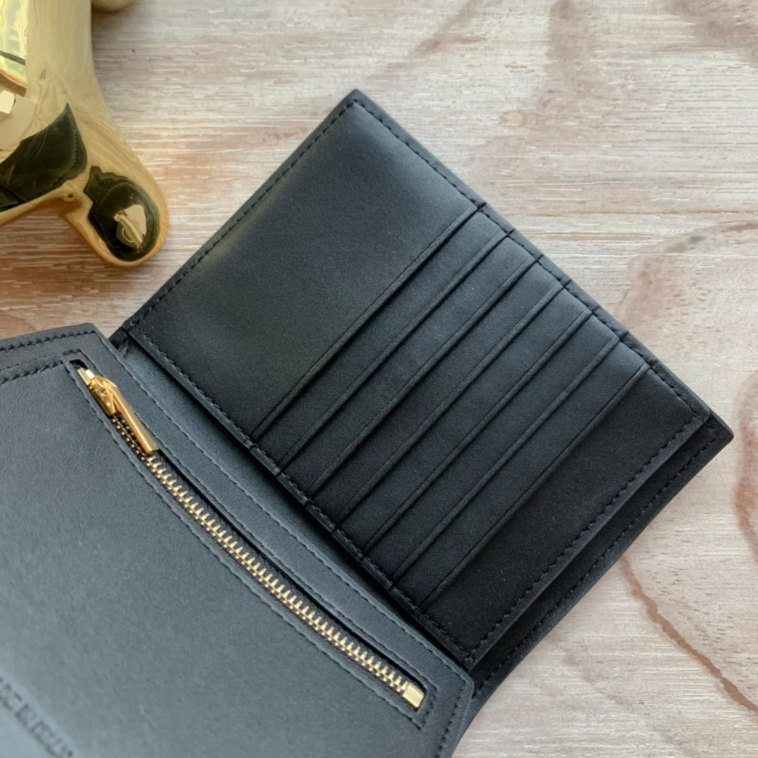 Кошелек Celine Strap из зернистой телячьей кожи - 11