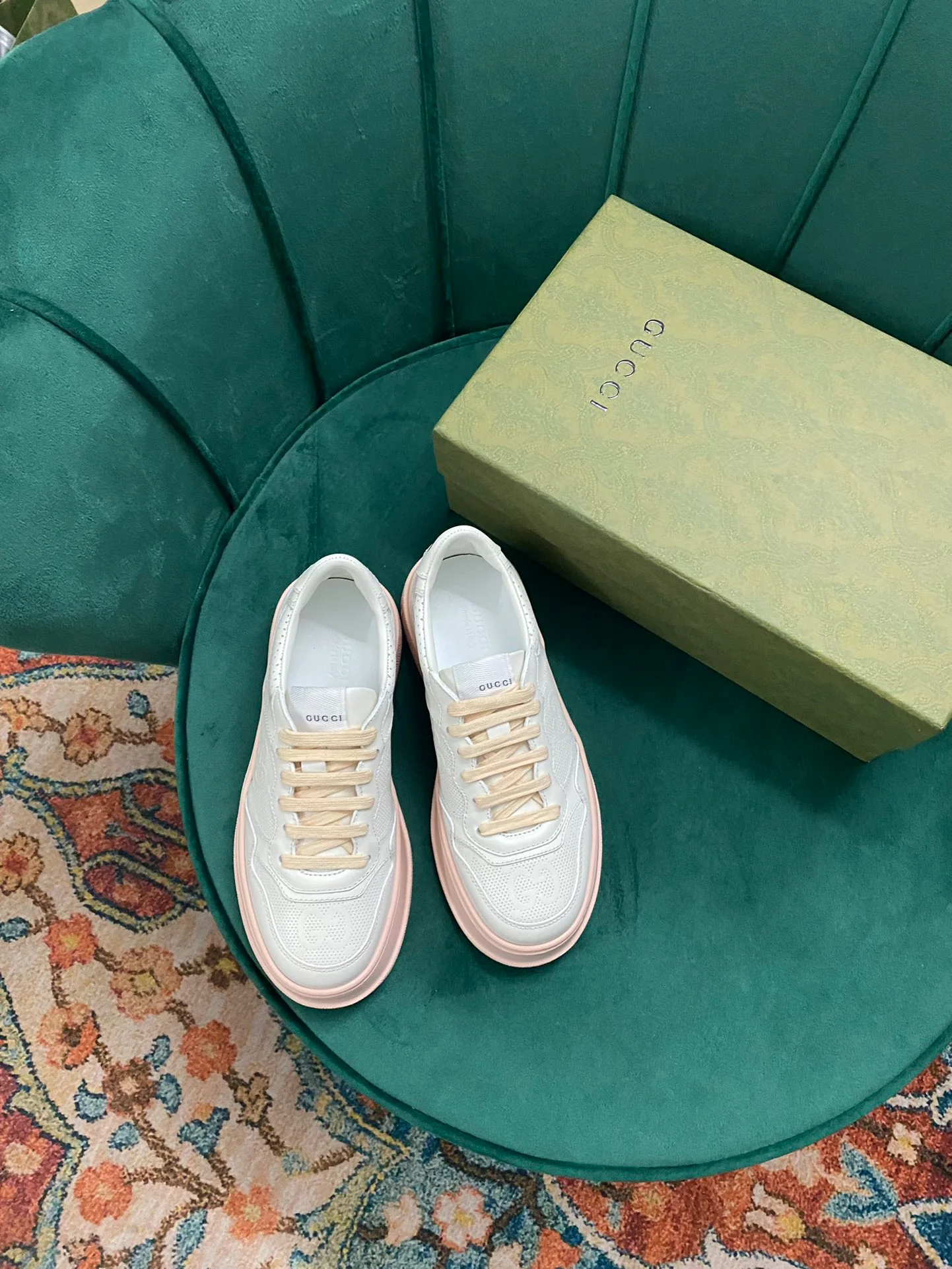 Кроссовки на платформе Gucci - 3